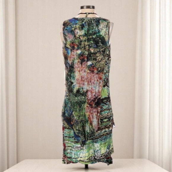 Vasna Boho Tie-dye Dress l SIZE S - Picture 2 of 6